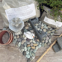 Complete Miniature Garden Kit with Gemstone Hinoki Cypress, Shipping Included!