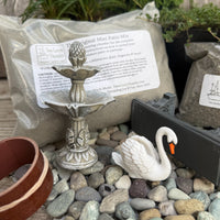 Complete Miniature Garden Kit with Gemstone Hinoki Cypress, Shipping Included!