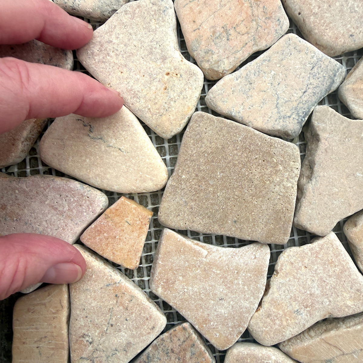 Tan Flagstone Patio Sheet