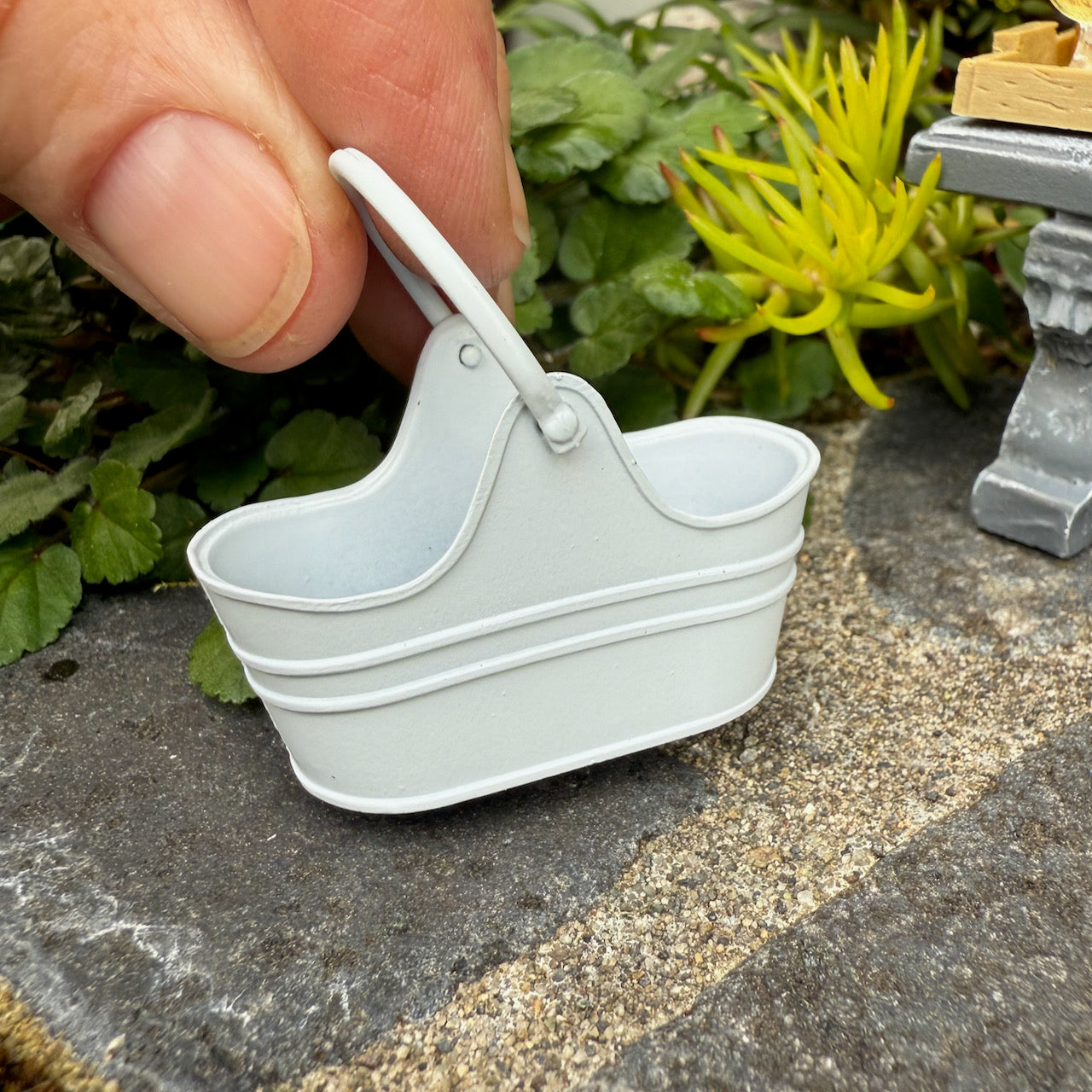 Pretty Blue Garden Trug