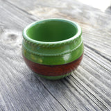 Round Green Planter