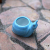 Miniature Snail Pot, Blue