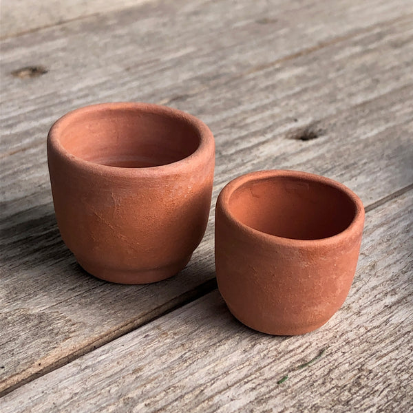 Terra Cotta Cylinder Planter Set of 2