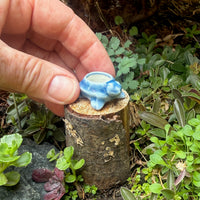 Miniature Turtle Pot - Blue