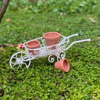 Mini Wheelbarrow & 3-Pot Set
