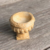 Mini Round Urn, Tan, Staked