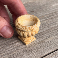 Mini Round Urn, Tan, Staked
