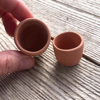 Terra Cotta Cylinder Planters, Set of 2