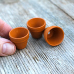 Terra Cotta Pots (WP) Set of 3, Tiny