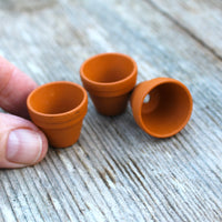 Terra Cotta Pots (WP) Set of 3, Tiny