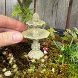 3-Tiered Fountain, Faux Sandstone, Staked