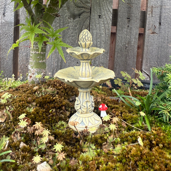 3-Tiered Fountain, Faux Sandstone, Staked