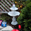 Faux Marble Tiered Fountain, Staked