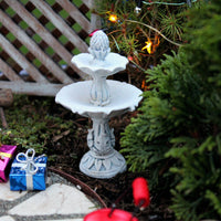 Faux Marble Tiered Fountain, Staked