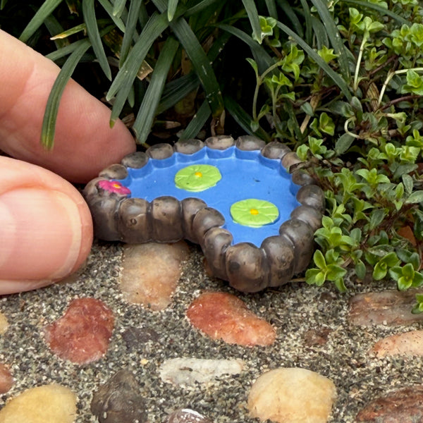 Tiny Lily Pad Pond, Lagoon Shape