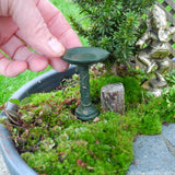 Grapevine Birdbath, Green, Staked