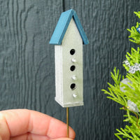Mini Birdhouse on Pole