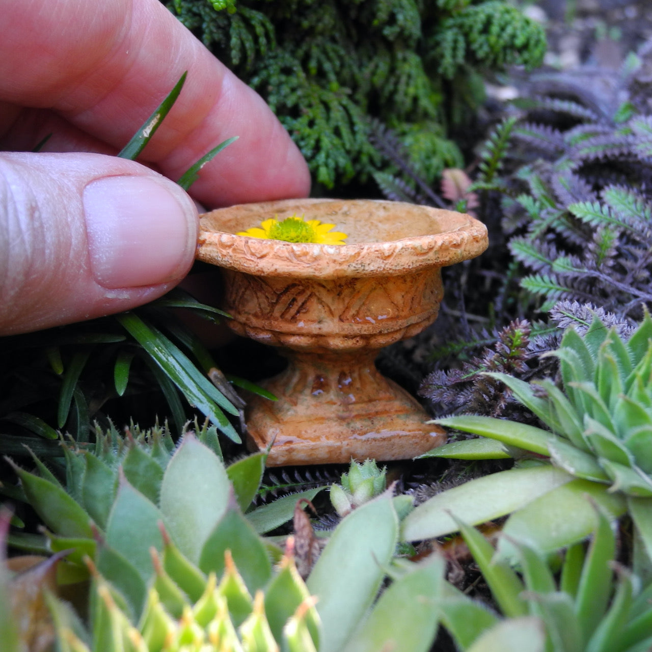 Ancient Urn Birdbath
