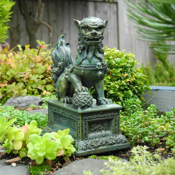 Miniature Garden Foo Dogs Set for Miniature or Fairy Gardens – Two