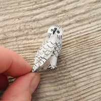 Mini Garden Snowy Owl