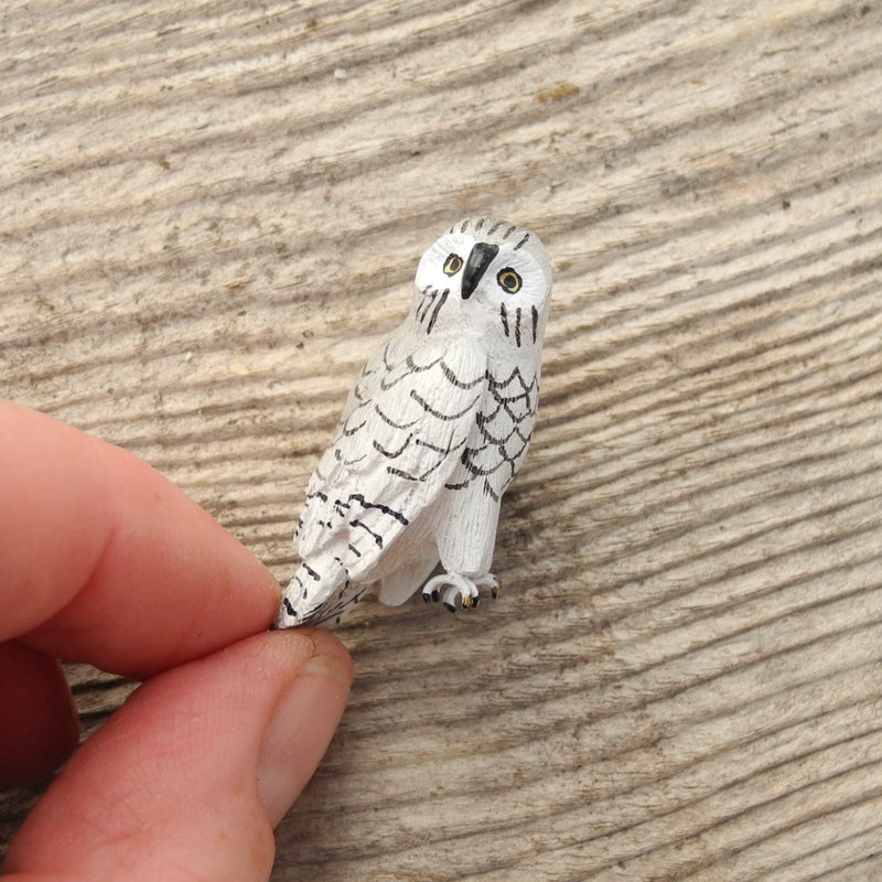 Mini Garden Snowy Owl