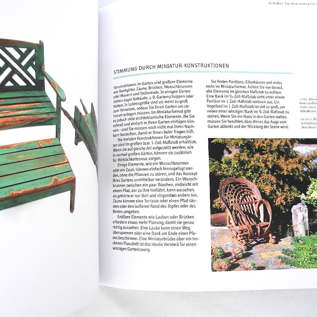 GERMAN Gardening in Miniature Book, The Primer for the Hobby