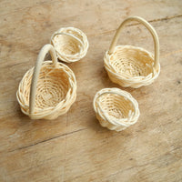 Mini Willow Baskets, Set of 4