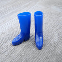Miniature Blue Garden Boots