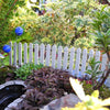 White Wood Fence, 16" with Stakes
