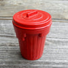 Miniature Red Pail with Lid