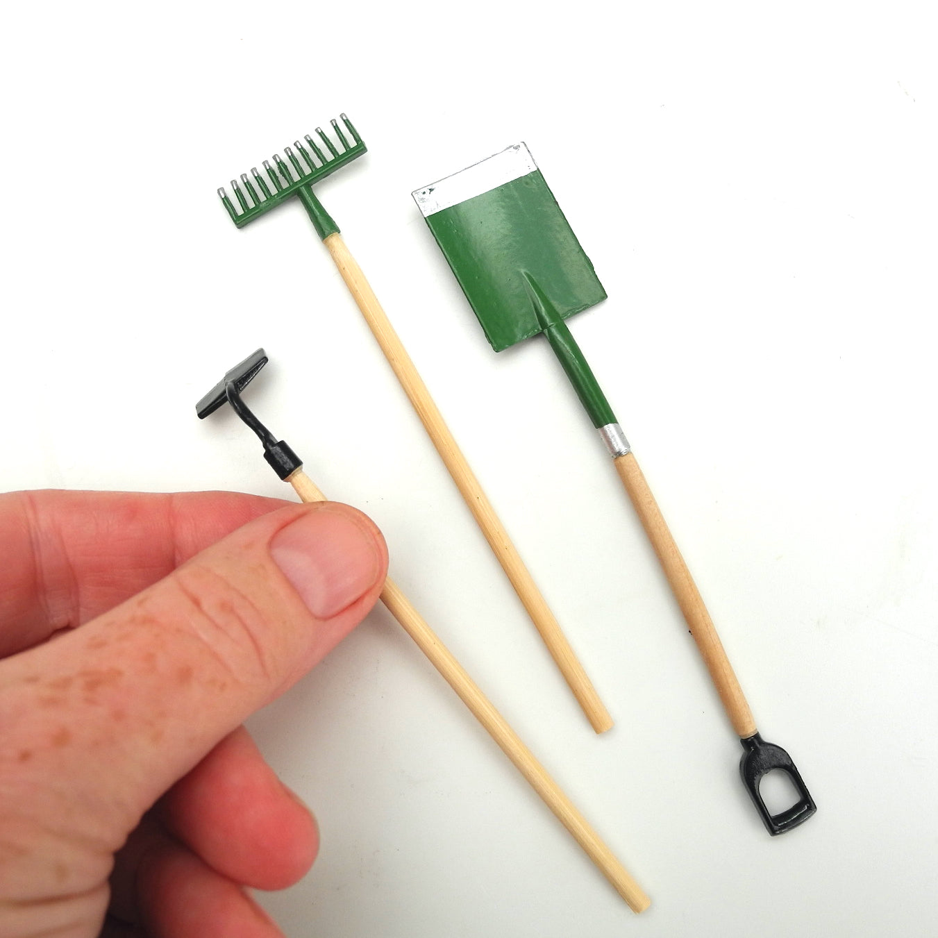 Miniature Garden Tools, Green