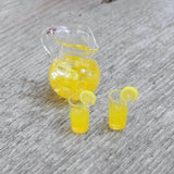 Miniature Lemonade with Glasses