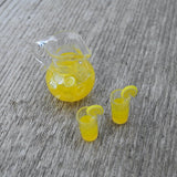 Miniature Lemonade with Glasses