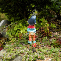 Miniature Garden Gnome - Mr. Jazzy-Pants