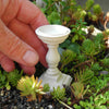 Miniature Pedestal Birdbath, Staked