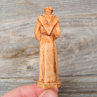 St. Francis of Assisi Statue, Faux Wood, Staked, Large