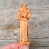 St. Francis of Assisi Statue, Faux Wood, Staked, Large