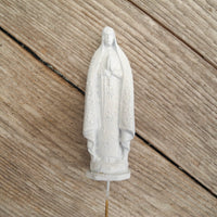 Our Lady of Fatima Statue, Faux Marble, Staked, Large