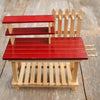 Red Potting Bench