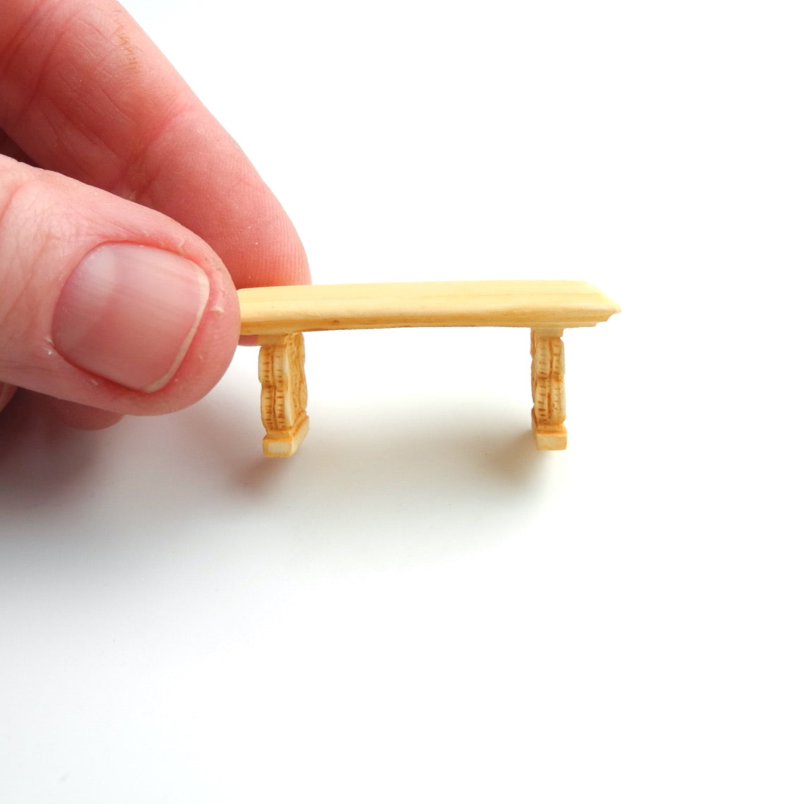 Tiny Stone Bench, Tan