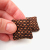 Mini Outdoor Cushions Set of 2 - Brown Basketweave