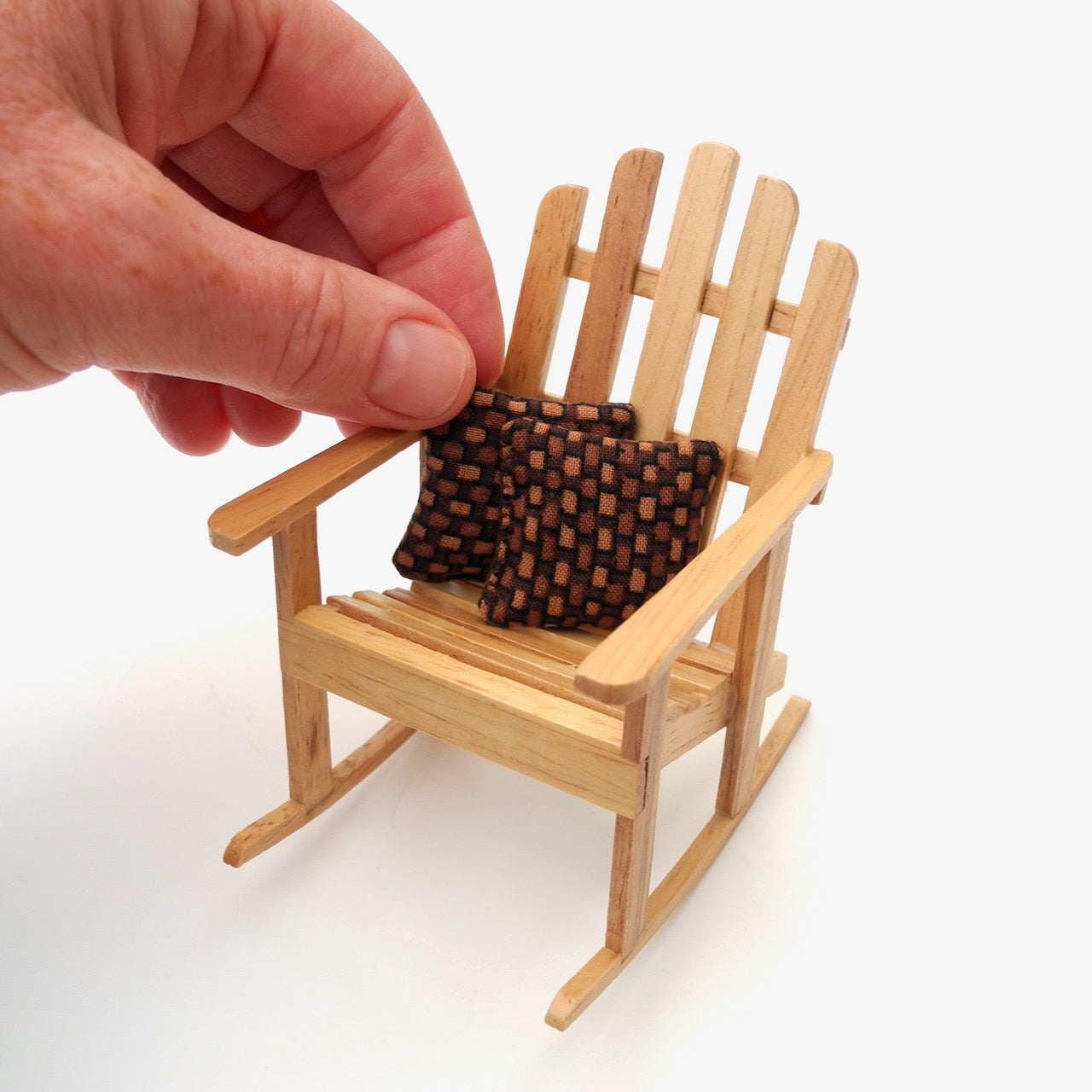 Mini Outdoor Cushions Set of 2 - Brown Basketweave