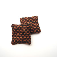 Mini Outdoor Cushions Set of 2 - Brown Basketweave