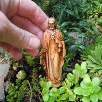 Sacred Heart of Jesus, Faux Wood, Staked, Large
