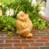Garden Cute Toad Statue