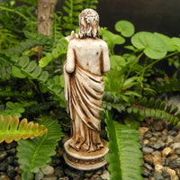 Miniature Garden Zeus Sculpture, Ivory