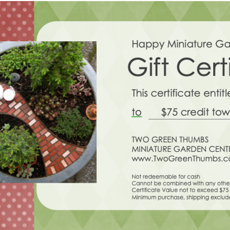 The Two Green Thumbs Gift Card