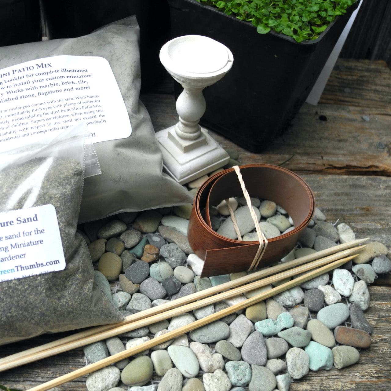 DIY Indoor/Outdoor Miniature Garden Kit PLUS Ebooks