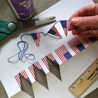 USA Flag Banner, Printable PDF Download