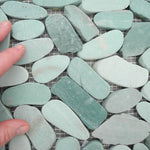 Blue-Green Cut Stone Patio Sheet